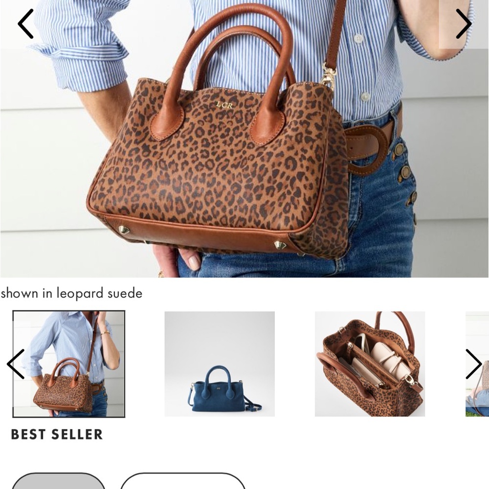 Mark & Graham Tan Leather Shoulder Bag - Picture 4 of 5